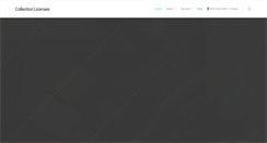 Desktop Screenshot of collectionlicenses.com