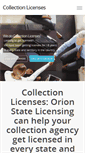 Mobile Screenshot of collectionlicenses.com